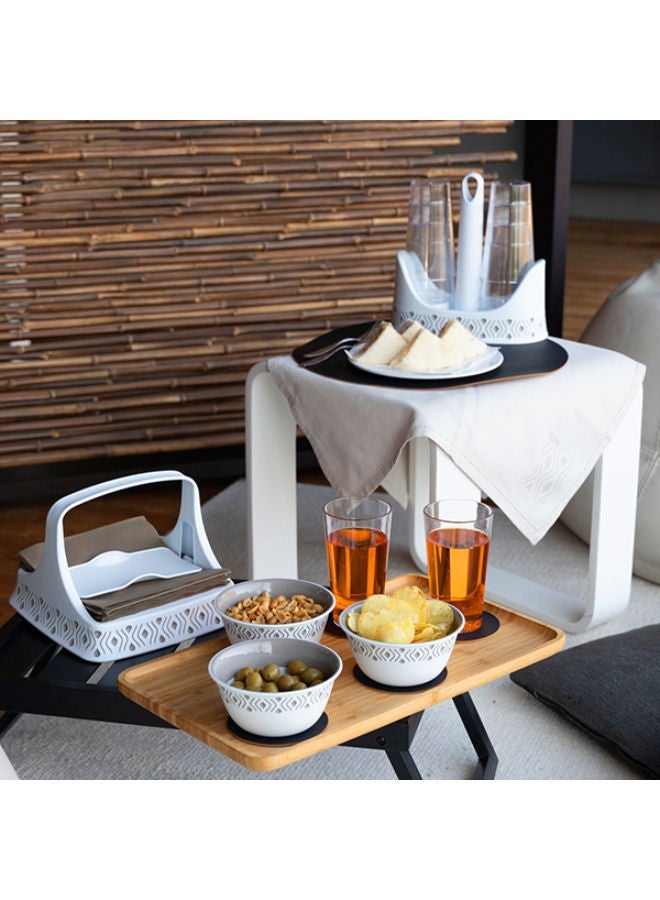 ستيفان بلاست حامل كيك ستيفان بلاست 37 أبيض - رمادي حجري - Image 2